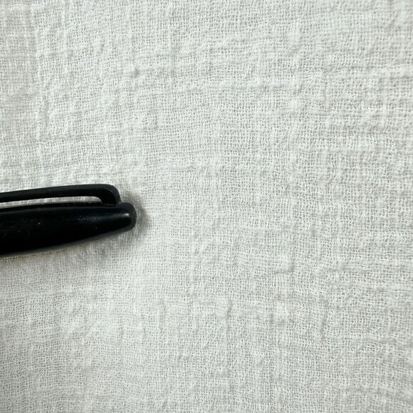 Natalie Martin Ivory Crinkle Split Neck Peasant Top Lagenlook Tunic Boho Size M - Picture 12 of 12